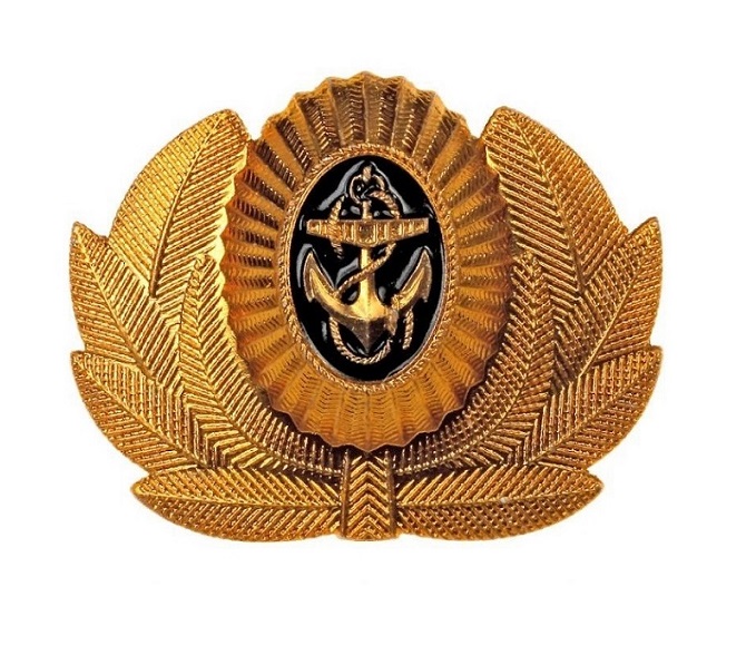 Кокарда ВМФ большая (в венке)